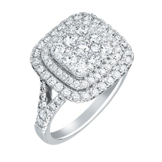 Double Halo Ring 1-1/2ct