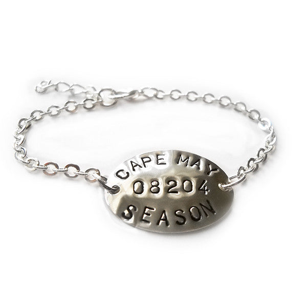 Cape May Silver-Plate Beach Tag Plaque