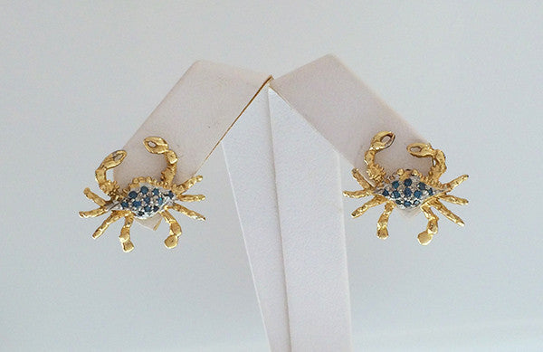 Crab Earrings - small