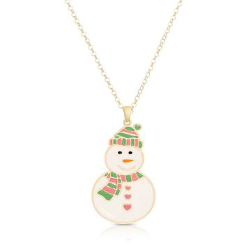 Snowman Necklace for Children