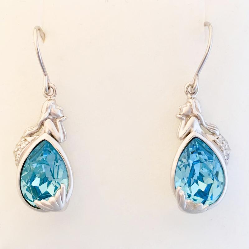 Mermaid Swarovski Earrings