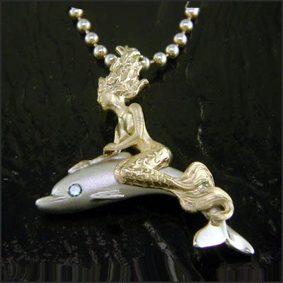 Mermaid Dolphin Pendant 708335