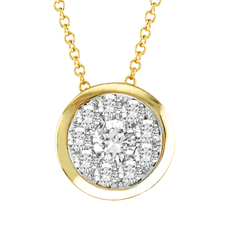 14kt Gold Round-Shape Necklace