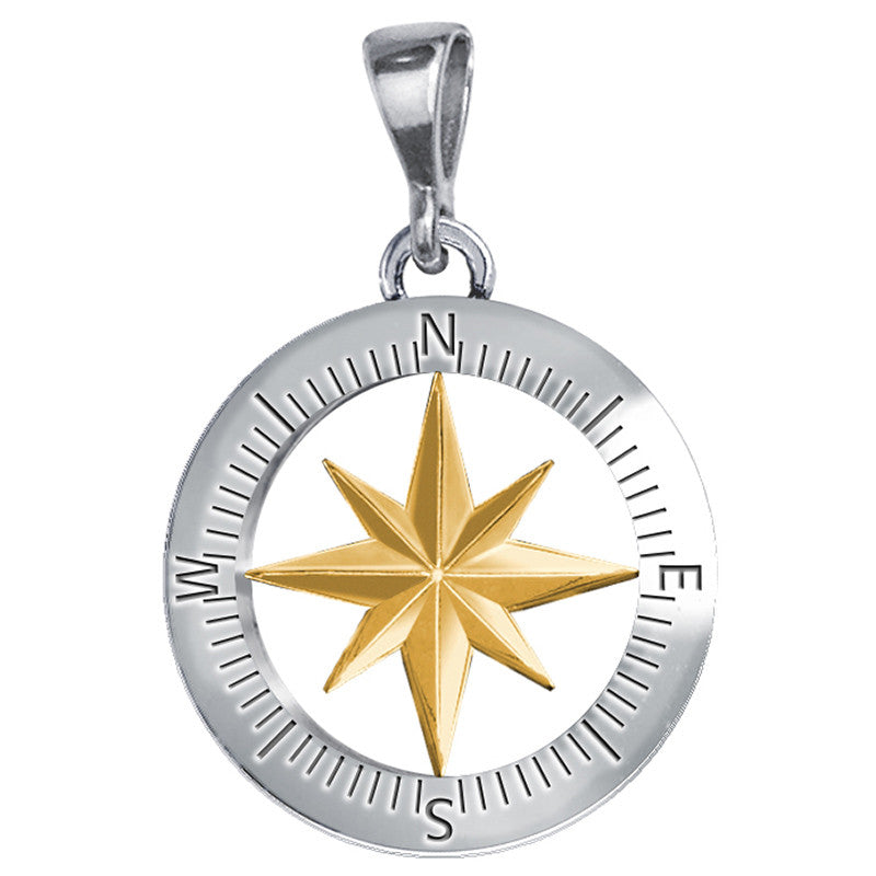 Sterling Silver Cape May Compass
