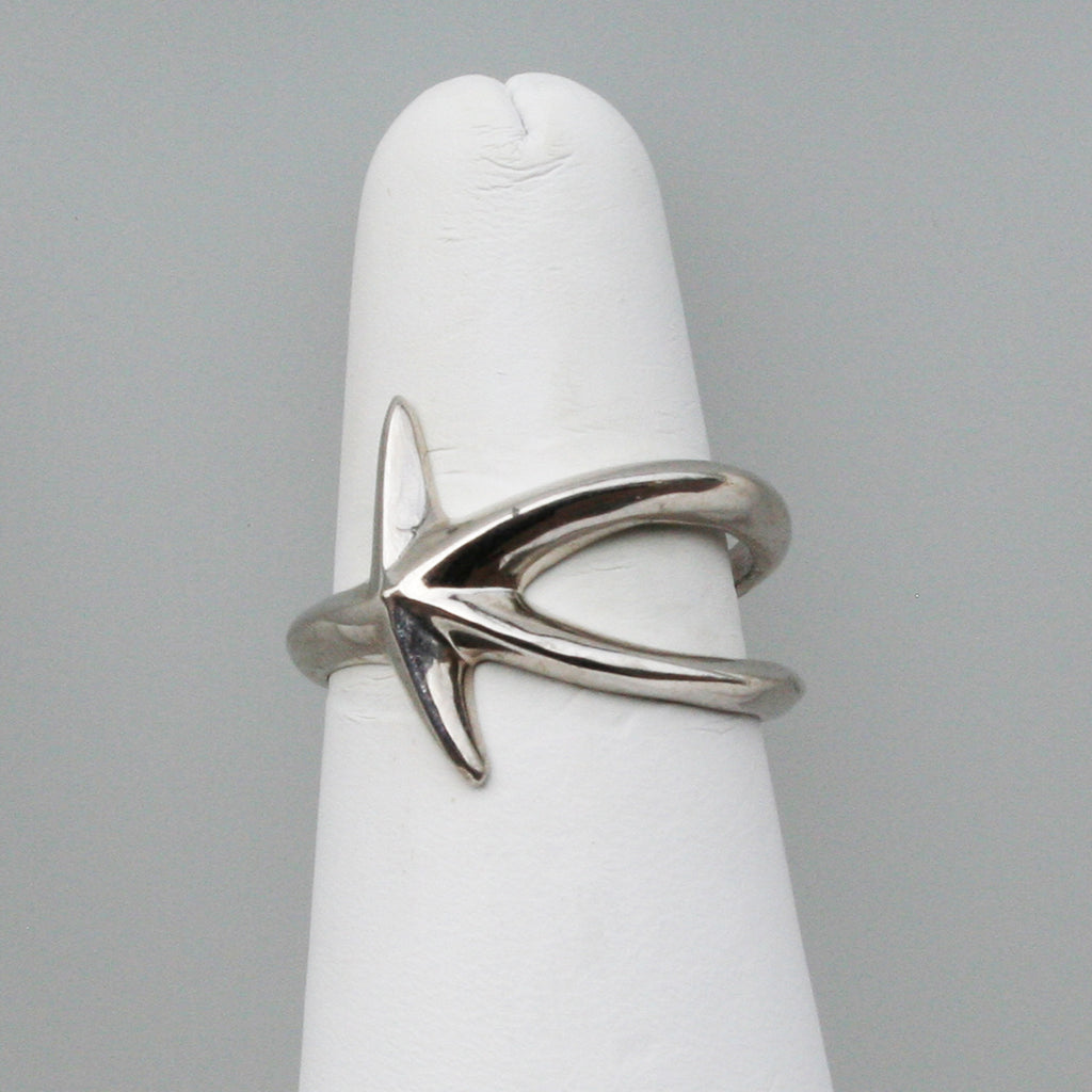 Sterling Silver Starfish Ring