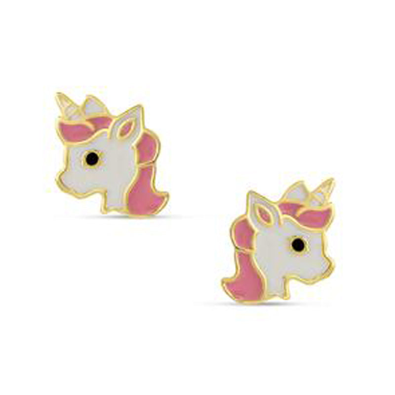 Unicorn Post Earrings for Children